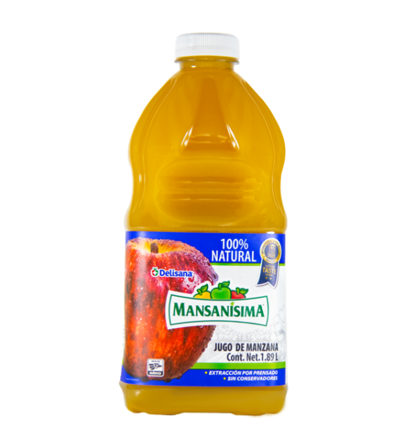 Jugo Mansanisima 100% Manzana (Botella individual de 1.89 l)