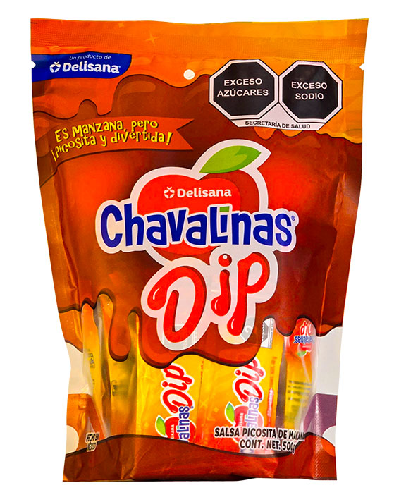 Chavalinas DIP -Bolsa Chavalinas DIP de 500g ( Bolsa con 50 empaques individuales de 10g c/u)